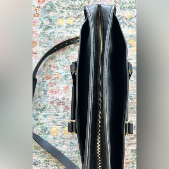 Vintage Coach Briefcase Style 5296 in Black Leather - Picture 4 of 16